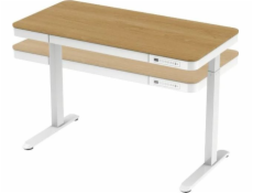 Tuckano Electric height adjustable desk ET119W-C white/oak