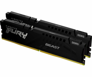 Pamięć DDR5 Fury Beast Black  16GB(2* 8GB)/5200  CL40 