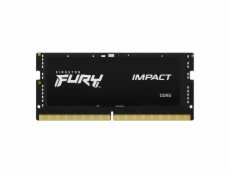 Kingston FURY Impact/SO-DIMM DDR5/16GB/4800MHz/CL38/1x16GB/Black