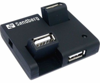 HUB USB Sandberg 4x USB-A 2.0 (13367)