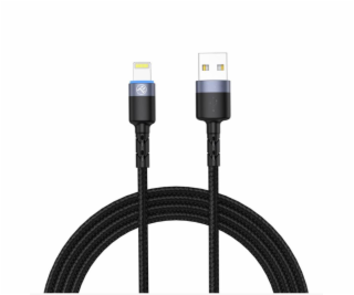 Tellur Data cable USB to Lightning LED, Nylon Braided, 1....