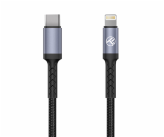 Tellur Lightning do Type-C cable, 3A, PD30W, 2m, nylon, b...