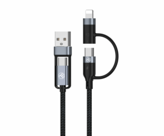 Tellur 4in1 Cable USB/Type-C to Type-C (PD65W)/Lightning ...