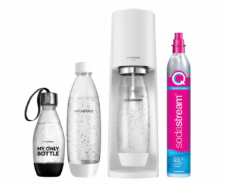 SodaStream Terra white Promo Pack with 3 Flasks