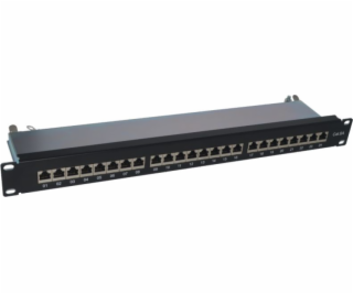 A-LAN Patch panel 19 1U STP cat.6A 24 portů LSA (PK040)