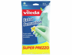 Vileda Extra Sensation Household rukavice Green Cotton Latex 1 pc(s)