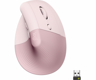 Logitech Lift Vertical Ergonomic Mouse - Dark Rose   Vert...