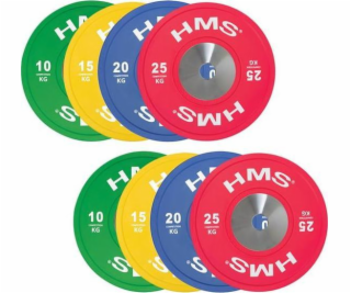 TBR Profi Set (8 pcs ) set of Olympic Bumper plates 10-25...