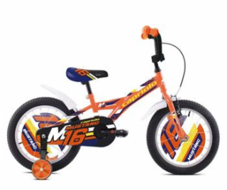 Detský bicykel Capriolo BMX 16 HT MUSTANG oranžovo-modro-...