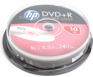 DVD+R HP 8,5 GB (240min) DL 8x 10-cake