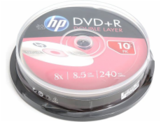 DVD+R HP 8,5 GB (240min) DL 8x 10-cake