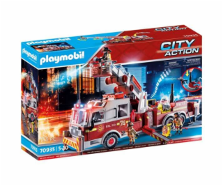 70935 City Action Feuerwehr-Fahrzeug: US Tower Ladder, Ko...