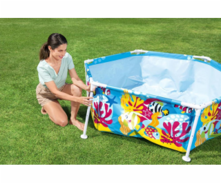 Bestway 5618T Steel Pre UV Careful Splash-in-Shade Play Pool