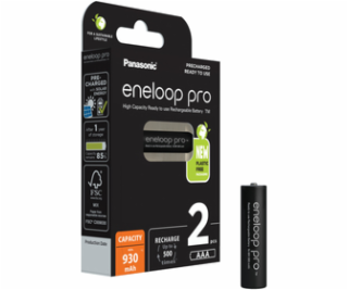 1x2 Panasonic Eneloop Pro Micro 930mAh AAA Ni-MH    BK-4H...