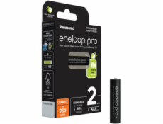 1x2 Panasonic Eneloop Pro Micro 930mAh AAA Ni-MH    BK-4HCDE/2BE