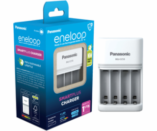 Panasonic Eneloop Smart Plus Charger BQ-CC55 without Accus