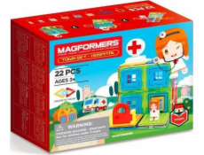 Sada magnetických bloků City - Hospital 22 prvků