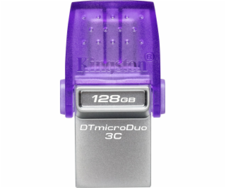 Kingston 128GB DataTraveler microDuo 3C 200MB/s dual USB-...