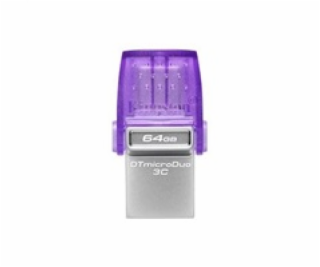 Kingston 64GB DataTraveler microDuo 3C 200MB/s dual USB-A...