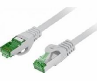 Patchcord kat.7 S / FTP LSZH CU 10m šedá náhoda prošla