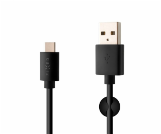 Fixed 2m USB-C kabel, černý FIXD-UC2M-BK