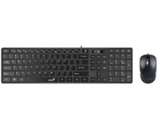 GENIUS set klávesnice + myš Slimstar C126/ Drátový set/ U...