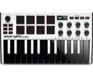 Akai MPK MINI MK3 WHITE - USB ovládacia klávesnica