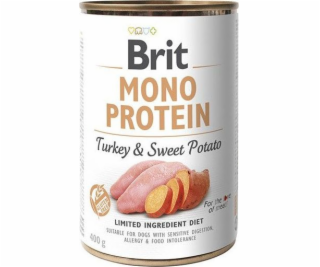 BRIT MONO PROTEIN Turkey with sweet potato - Wet dog food...