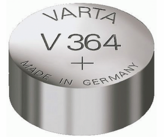 Baterie Varta 364 hodin.