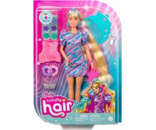 Barbie Totally Hair Puppe (blond) im Sternen-Print Kleid