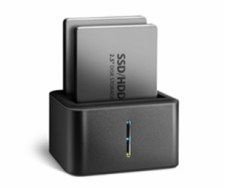 AXAGON ADSA-D25, USB 3.2 Gen 1 - 2x SATA 6G 2.5  SSD/HDD ...