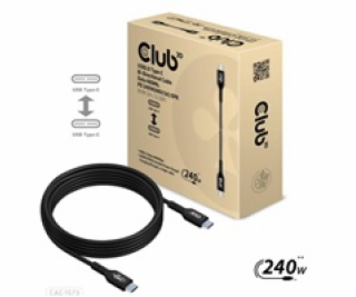 Club3D kabel USB-C, Data 480Mb,PD 240W(48V/5A) EPR M/M 2m