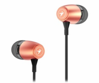 GENIUS headset HS-M318 METALLIC GOLD/ zlatá/ 4pin 3,5 mm ...