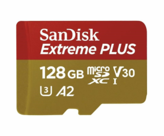 SanDisk micro SDXC karta 128GB Extreme PLUS (200 MB/s Cla...