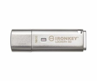 KINGSTON IronKey Locker+ 50  16GB / USB 3.2 / Šifrování X...