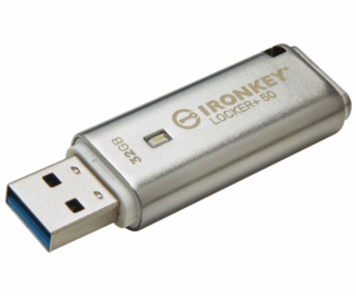 Kingston 32GB IKLP50 IronKey Locker+ 50 AES USB, w/256bit...