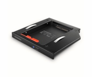 AXAGON RSS-CD12 rámeček pro 2.5  SSD/HDD do DVD slotu, 12...