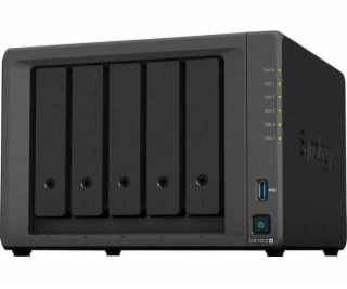 Synology DS1522+   5x SATA, 8GB RAM, 2x USB 3.0, 4x GbE, ...