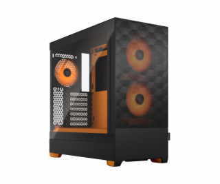 Pop Air RGB Orange Core TG Clear Tint, Tower-Gehäuse