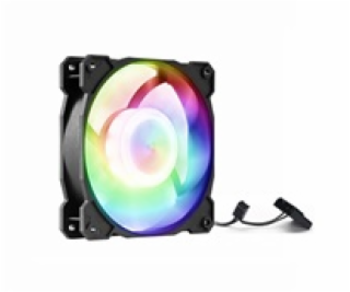 1stCOOL Statický RGB ventilátor 12cm, 3+4pin