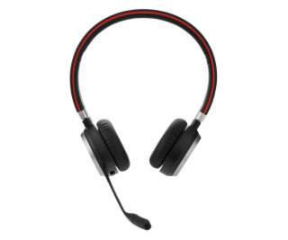 Jabra Evolve 65 SE/Stereo/BT/Bezdrát/MS/Stand/Černá-červená