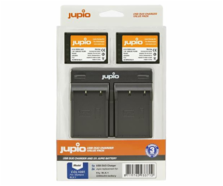 Set Jupio 2x Battery BLX-1 2280mAh + USB Dual Charger pro...