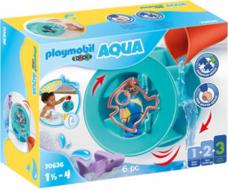 70636 1.2.3 AQUA Wasserwirbelrad mit Babyhai, Konstruktio...