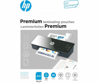 HP Premium Laminierfolien A4 mit Lochung, 125 Micron