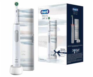 Oral-B Pro 3 3500 biela s pruhovaným puzdrom