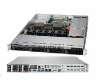 SUPERMICRO 1U chassis 4x 3,5/2.5  HS SAS/SATA, 2x500W (80...