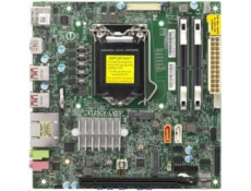 SUPERMICRO MB LGA1200 (Core, Xeon), W480E,2xDDR4 SO-DIMM,2xSATA3,M.2, PCIe 3.0 x16,2xHDMI,DP,LVDS,Audio,2xLAN