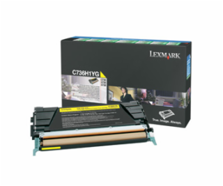 C736, X736, X738 Yellow High Yield Return Programme Toner...