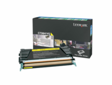 C736, X736, X738 Yellow High Yield Return Programme Toner Cartridge (10K)