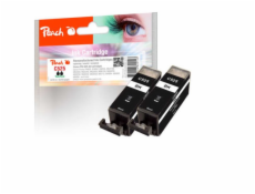 PEACH kompatibilní cartridge Canon PGI-525*2 TwinPack, black, 2x19 ml